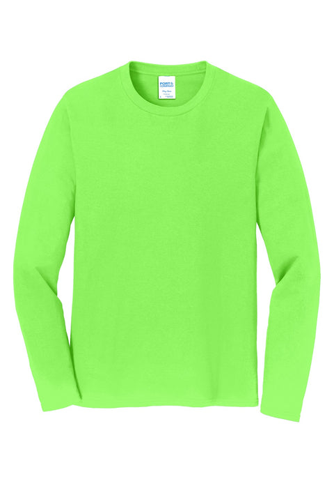 Port & Co™ Long Sleeve Fan Favorite Tee. PC450LS