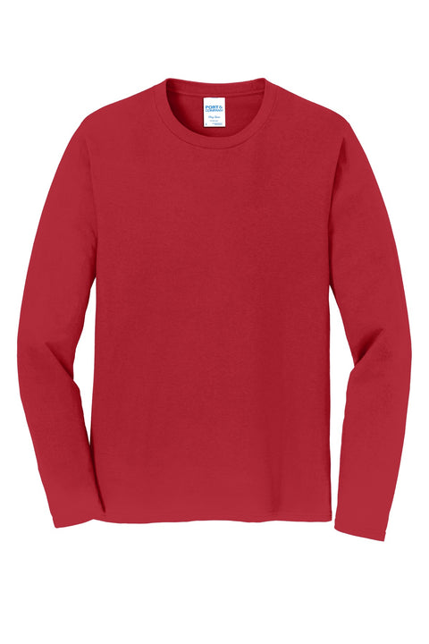 Port & Co™ Long Sleeve Fan Favorite Tee. PC450LS