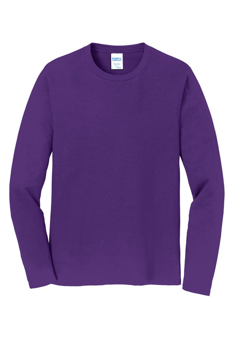 Port & Co™ Long Sleeve Fan Favorite Tee. PC450LS