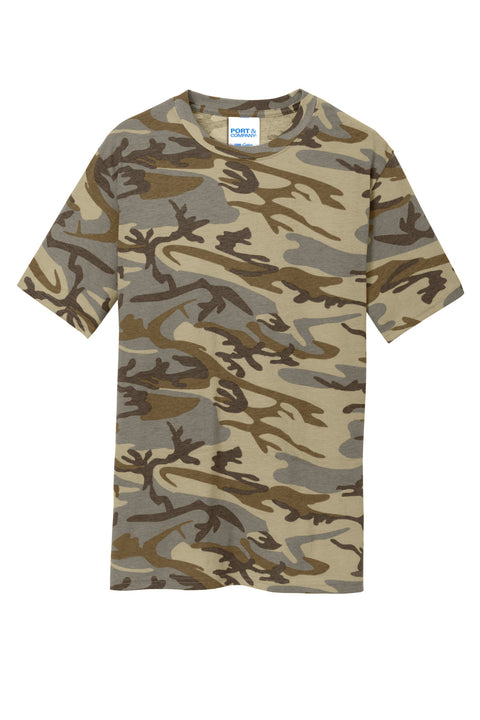 Port & Co™ Core Cotton Camo Tee.  PC54C