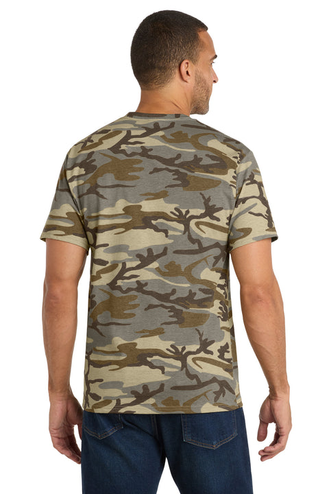 Port & Co™ Core Cotton Camo Tee.  PC54C