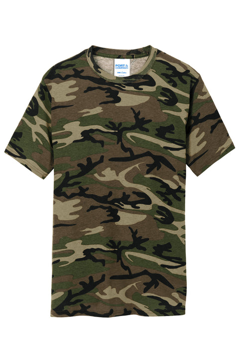 Port & Co™ Core Cotton Camo Tee.  PC54C