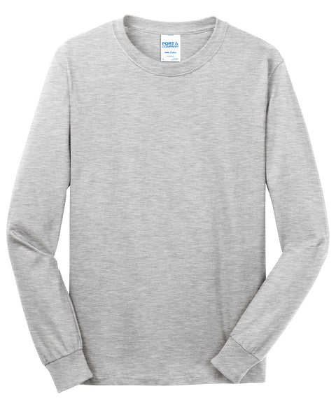 Port & Co™ Long Sleeve Core Cotton Tee. PC54LS