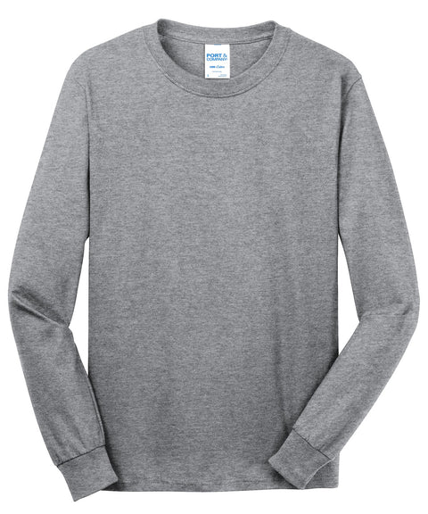 Port & Co™ Long Sleeve Core Cotton Tee. PC54LS