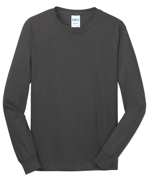 Port & Co™ Long Sleeve Core Cotton Tee. PC54LS
