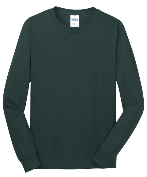 Port & Co™ Long Sleeve Core Cotton Tee. PC54LS