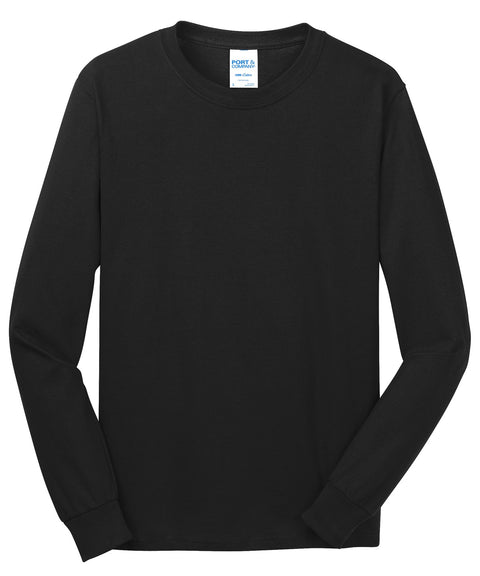 Port & Co™ Long Sleeve Core Cotton Tee. PC54LS