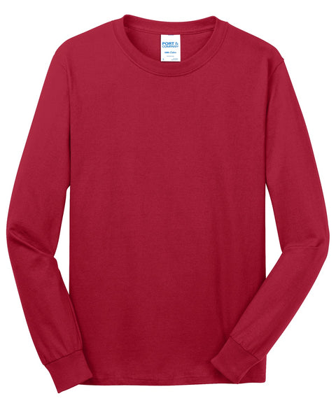 Port & Co™ Long Sleeve Core Cotton Tee. PC54LS
