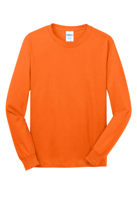 Port & Co™ Long Sleeve Core Cotton Tee. PC54LS