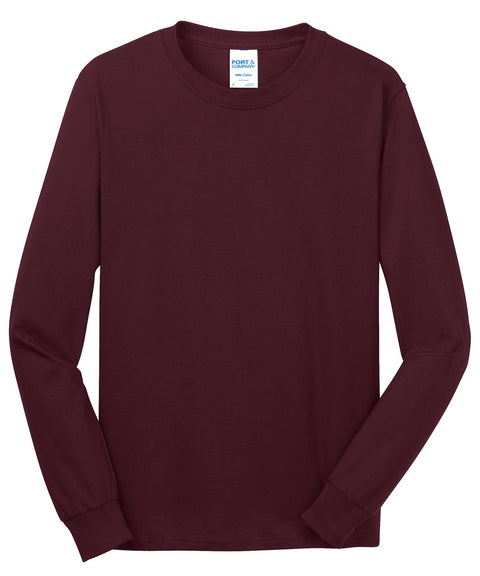 Port & Co™ Long Sleeve Core Cotton Tee. PC54LS