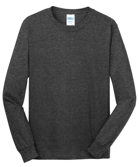 Port & Co™ Long Sleeve Core Cotton Tee. PC54LS