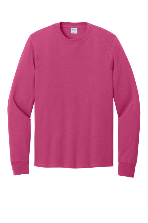 Port & Co™ Long Sleeve Core Cotton Tee. PC54LS