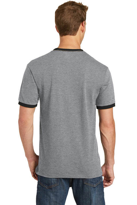 Port & Co™ Core Cotton Ringer Tee.  PC54R