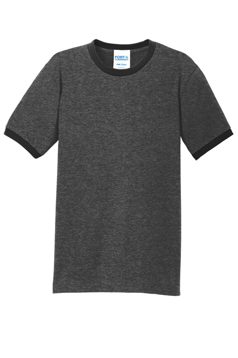 Port & Co™ Core Cotton Ringer Tee.  PC54R
