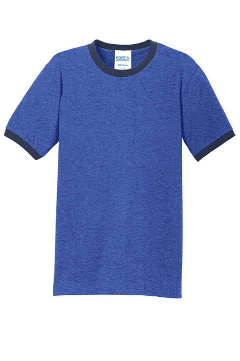 Port & Co™ Core Cotton Ringer Tee.  PC54R