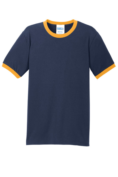 Port & Co™ Core Cotton Ringer Tee.  PC54R