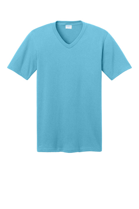 Port & Co™ Core Cotton V-Neck Tee. PC54V