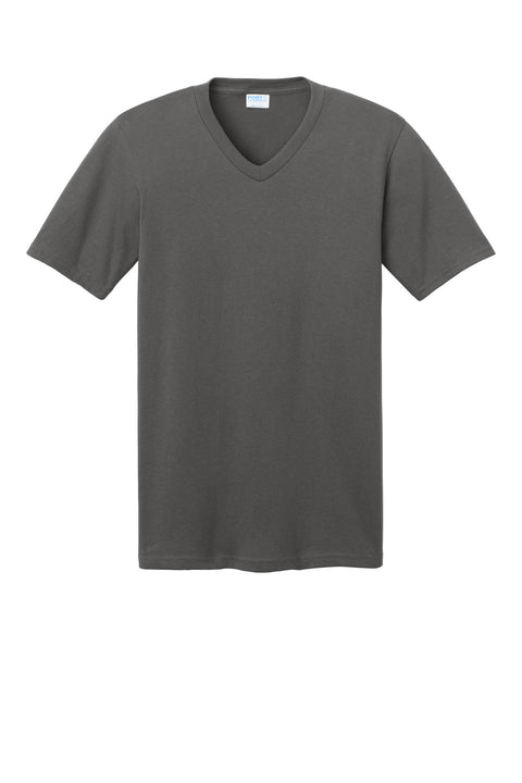 Port & Co™ Core Cotton V-Neck Tee. PC54V