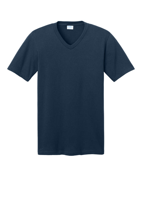 Port & Co™ Core Cotton V-Neck Tee. PC54V