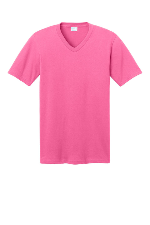 Port & Co™ Core Cotton V-Neck Tee. PC54V
