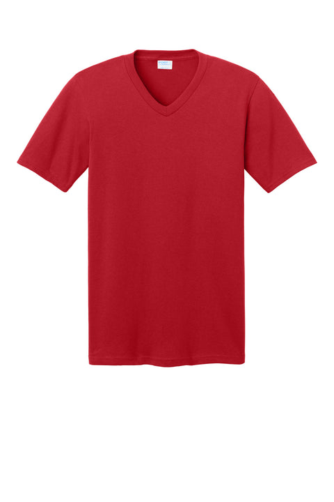 Port & Co™ Core Cotton V-Neck Tee. PC54V