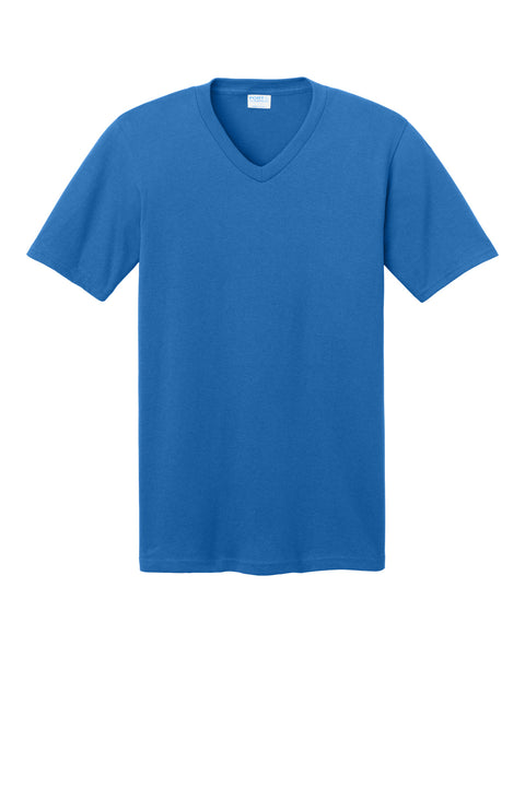Port & Co™ Core Cotton V-Neck Tee. PC54V