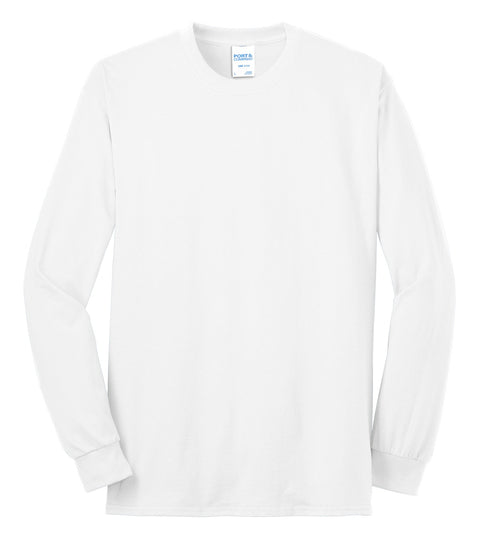 Port & Co™ Tall Long Sleeve Core Blend Tee. PC55LST