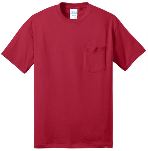 Port & Co™ Tall Core Blend Pocket Tee. PC55PT