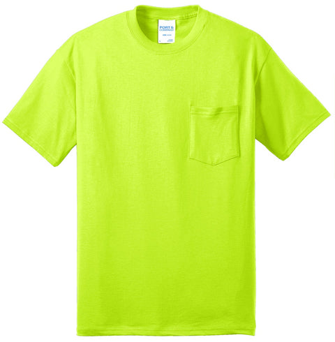 Port & Co™ Core Blend Pocket Tee. PC55P