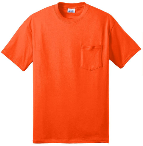 Port & Co™ Core Blend Pocket Tee. PC55P