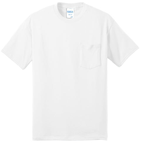 Port & Co™ Core Blend Pocket Tee. PC55P
