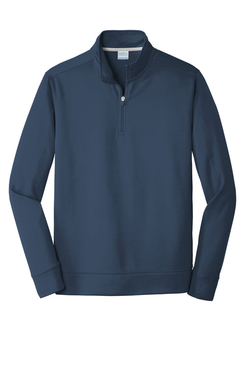 Port & Co™ Performance Fleece 1/4-Zip Pullover Sweatshirt. PC590Q