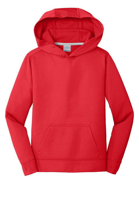 Port & Co™ Youth Performance Fleece Pullover Hooded Sweatshirt. PC590YH