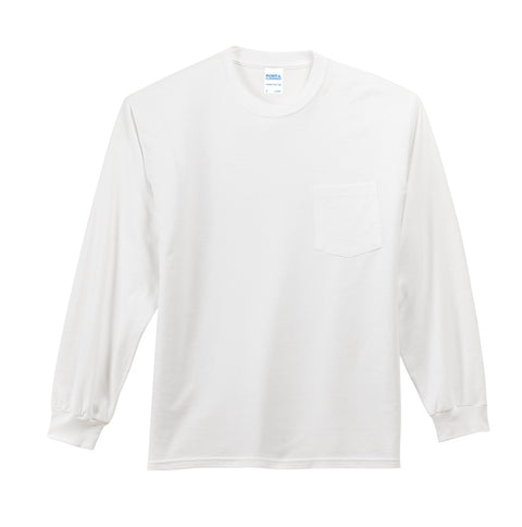 Port & Co™ Tall Long Sleeve Essential Pocket Tee. PC61LSPT