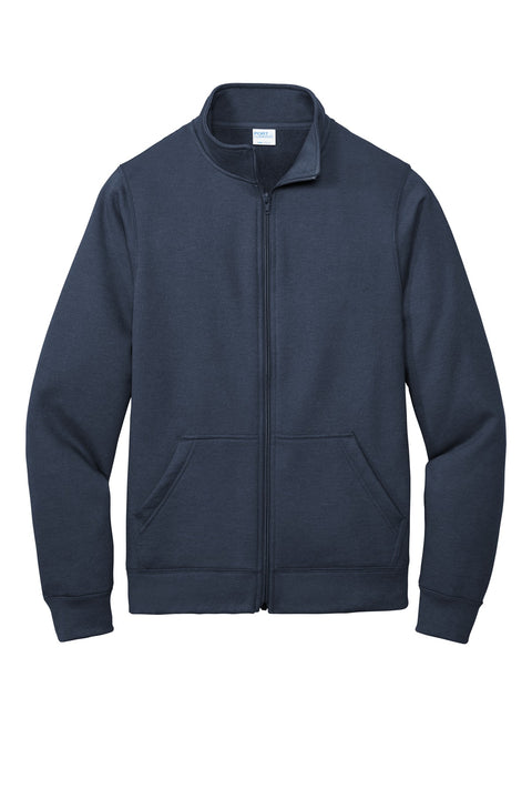 Port & Co™ Core Fleece Cadet Full-Zip Sweatshirt PC78FZ
