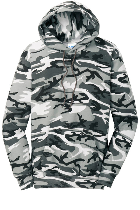 Port & Co™ Core Fleece Camo Pullover Hooded Sweatshirt. PC78HC