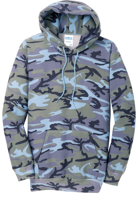 Port & Co™ Core Fleece Camo Pullover Hooded Sweatshirt. PC78HC