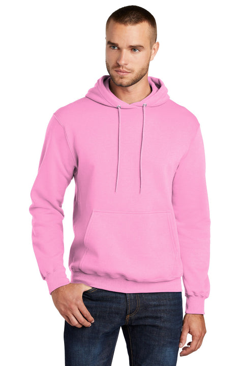 Port & Co ™  Core Fleece Pullover Hooded Sweatshirt. PC78H - [Candy Pink]