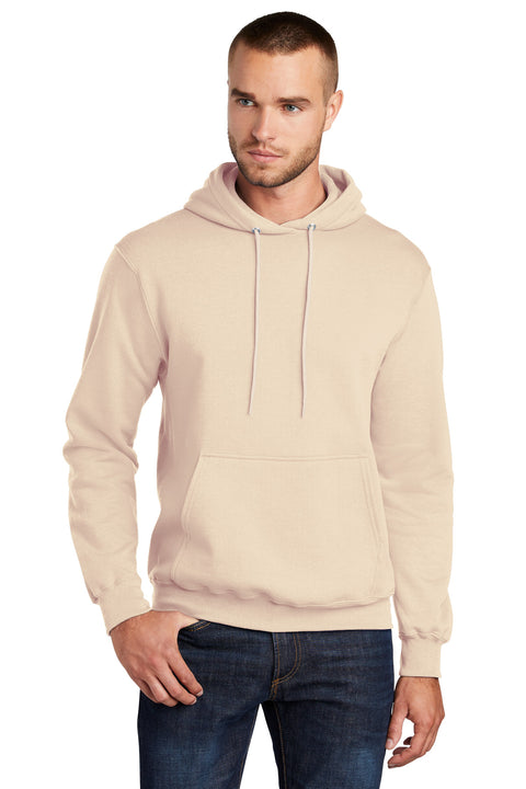 Port & Co ™  Core Fleece Pullover Hooded Sweatshirt. PC78H - [Creme]