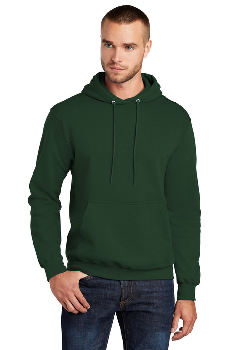 Port & Co ™  Core Fleece Pullover Hooded Sweatshirt. PC78H - [Dark Green]