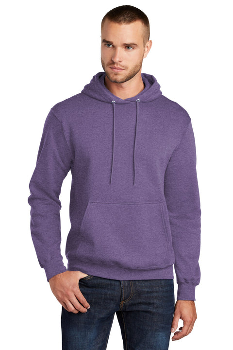 Port & Co ™  Core Fleece Pullover Hooded Sweatshirt. PC78H - [Heather Purple]