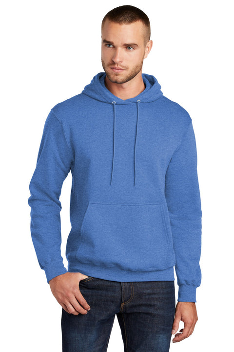 Port & Co ™  Core Fleece Pullover Hooded Sweatshirt. PC78H - [Heather Royal]