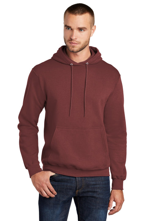 Port & Co ™  Core Fleece Pullover Hooded Sweatshirt. PC78H - [Maroon]