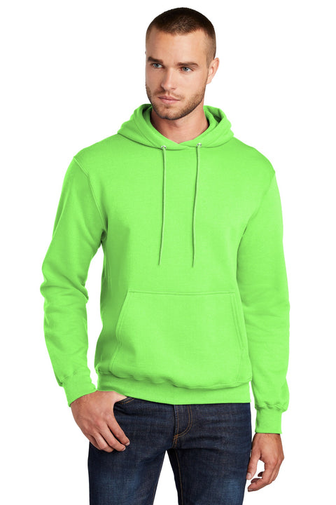 Port & Co ™  Core Fleece Pullover Hooded Sweatshirt. PC78H - [Neon Green]