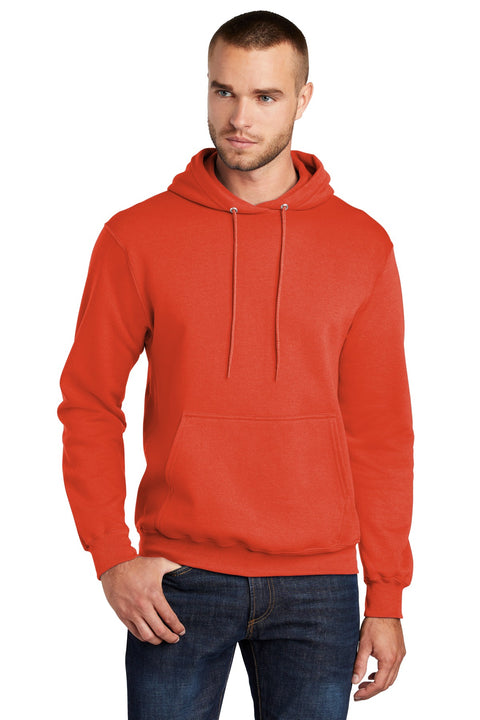 Port & Co ™  Core Fleece Pullover Hooded Sweatshirt. PC78H - [Orange]