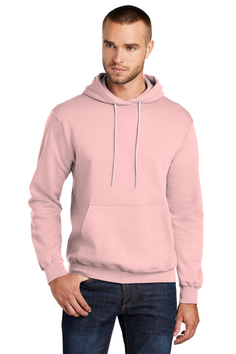 Port & Co ™  Core Fleece Pullover Hooded Sweatshirt. PC78H - [Pale Blush]