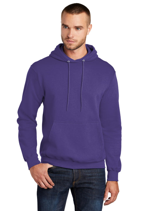 Port & Co ™  Core Fleece Pullover Hooded Sweatshirt. PC78H - [Purple]