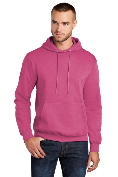 Port & Co ™  Core Fleece Pullover Hooded Sweatshirt. PC78H - [Sangria]