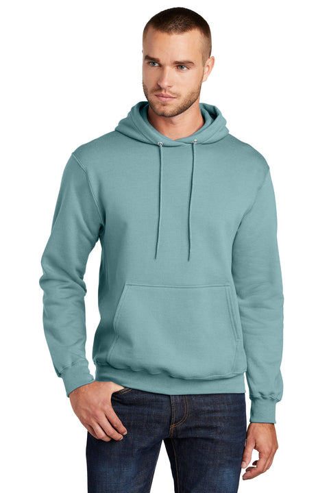 Port & Co ™  Core Fleece Pullover Hooded Sweatshirt. PC78H - [Stonewashed Blue]