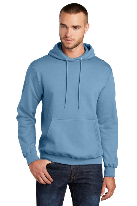 Port & Co ™  Core Fleece Pullover Hooded Sweatshirt. PC78H - [Tundra Blue]